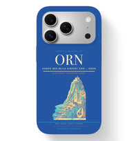 Thumbnail for Oran Airport (ORN) design on blue iPhone 17 Pro MagSafe case