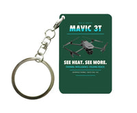 Thumbnail for DJI Mavic 3 Thermal Key Chain design on dark green key chain