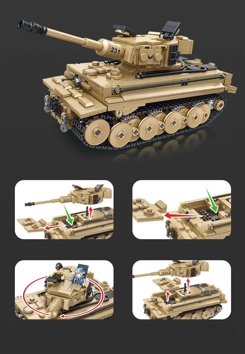 993PCS Germany Tiger I Heavy Model - view 5