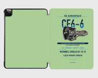 Thumbnail for CF6-6 design on light green ipad tablet case