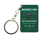 Thumbnail for DJI Matrice 400 Key Chain design on dark green key chain