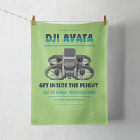 Thumbnail for DJI Avata design on light green towel