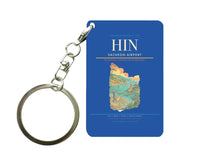 Thumbnail for Sacheon Airport (HIN) design on blue key chain