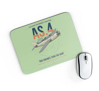 Thumbnail for Fairey Gannet AS.4 design on light green rectangle mouse pad