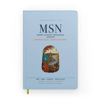 Thumbnail for Dane County Regional Airport Madison (MSN) design on light blue notebook