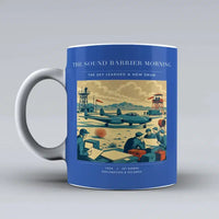 Thumbnail for VINTAGE G4459 - The Sound Barrier Morning - Ceramic Mug design on blue