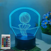 Thumbnail for Customisable Basketball Hoop 3D 3D Lamp - view 4