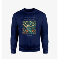 Thumbnail for VINTAGE G4403 - The Rainforest Canopy River - Designed Sweatshirts design on navyblue