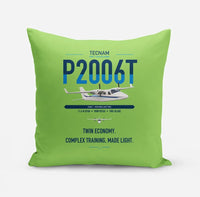 Thumbnail for Tecnam P2006T design on light green pillow