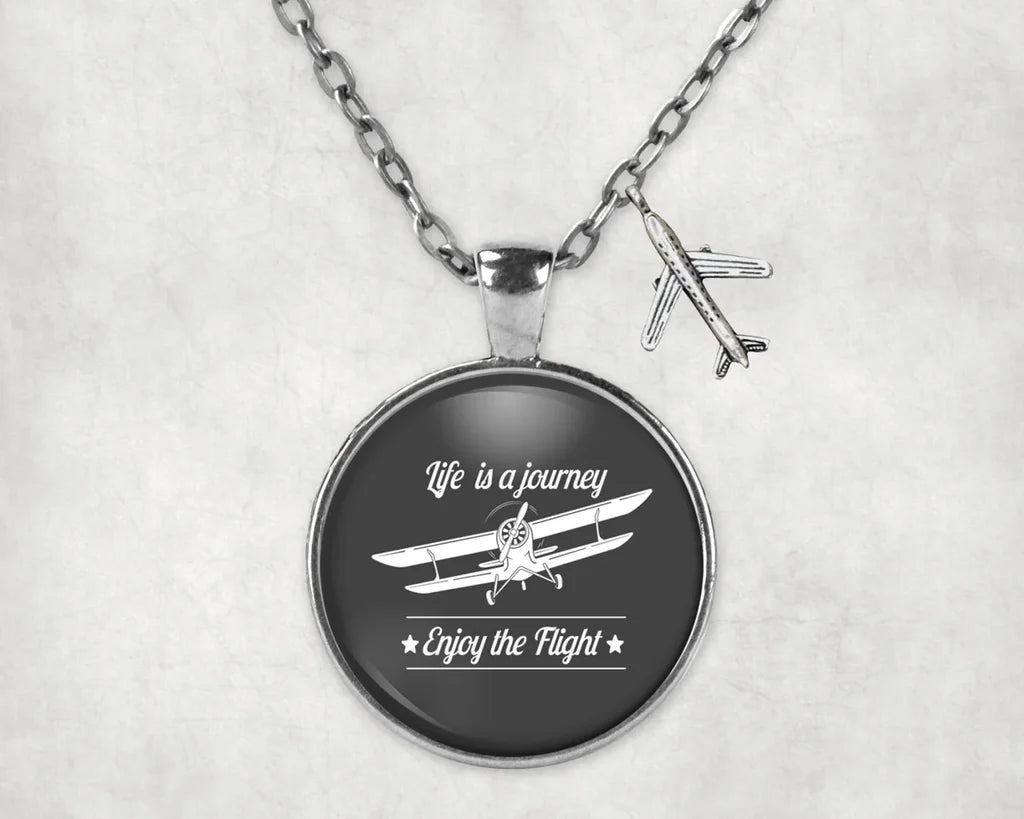 Life is a journey Enjoy Necklace - view 4