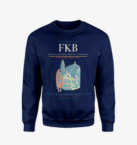 Thumbnail for Karlsruhe–Baden-Baden Airport (FKB) design on navy blue sweatshirt