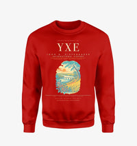 Thumbnail for Saskatoon John G. Diefenbaker International Airport YXE Sweatshirt - Red