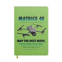 Thumbnail for DJI Matrice 4E design on light green notebook