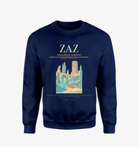 Thumbnail for Zaragoza Airport (ZAZ) design on navy blue sweatshirt