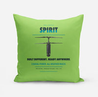 Thumbnail for Ascent AeroSystems Spirit design on light green pillow