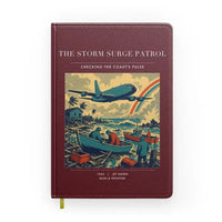 Thumbnail for VINTAGE G4367 - The Storm Surge Patrol - Designed Notebooks design on darkred