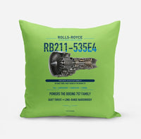 Thumbnail for RB211-535E4 design on light green pillow