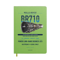 Thumbnail for BR710 design on light green notebook