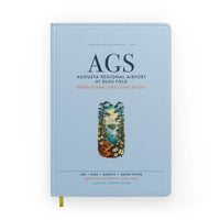 Thumbnail for Augusta Regional Airport at Bush Field (AGS) design on light blue notebook