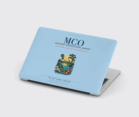 Thumbnail for Orlando International Airport (MCO) design on light blue MacBook case