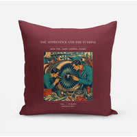Thumbnail for VINTAGE G4470 - The Apprentice And The Turbine - Designed Pillows design on darkred