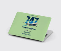 Thumbnail for Boeing 747-400 design on light green MacBook case