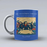 Thumbnail for VINTAGE G4164 - The Aviatrix Circuit - Ceramic Mug design on blue