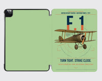 Thumbnail for Sopwith Camel F.1 design on light green ipad tablet case