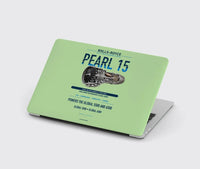 Thumbnail for PEARL 15 design on light green MacBook case