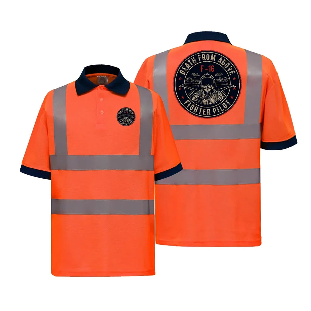 Customisable Fighter Jet 16 - Death Polo Shirt - view 4