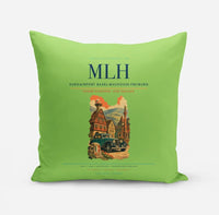 Thumbnail for EuroAirport Basel-Mulhouse-Freiburg (MLH) design on light green pillow