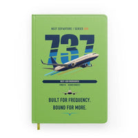 Thumbnail for Boeing 737-800 NG design on light green notebook