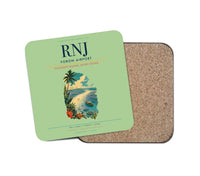 Thumbnail for Yoron Airport (RNJ) design on light green 1 piece coaster