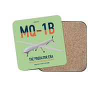 Thumbnail for MQ-1B Predator design on light green 1 piece coaster
