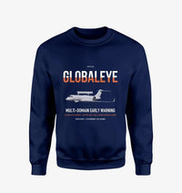 Thumbnail for Saab GlobalEye design on navy blue sweatshirt