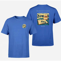Thumbnail for VINTAGE G4426 - The Chief Pilot's Logbook - Double-Side T-Shirt design on blue double side t shirt