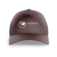 Thumbnail for Northwest Airlines (OLD) logo printed on brown cap