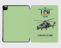 Thumbnail for HAL LCH Prachand design on light green ipad tablet case