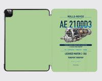 Thumbnail for AE 2100D3 design on light green ipad tablet case