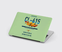 Thumbnail for Canadair CL-415 design on light green MacBook case