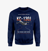 Thumbnail for KC-130J SUPER HERCULES design on navy blue sweatshirt
