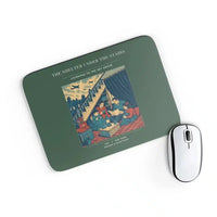 Thumbnail for VINTAGE G4533 - The Shelter Under The Stairs - Designed Mouse Pads design on darkgreen rectangle