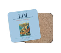 Thumbnail for Lima Jorge Chavez International Airport (LIM) design on light blue 1 piece coaster