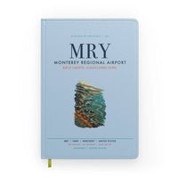 Thumbnail for Monterey Regional Airport (MRY) design on light blue notebook