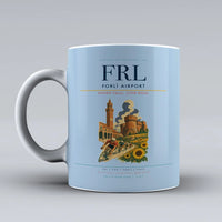 Thumbnail for Forlì Airport (FRL) airport code design on light blue ceramic mug