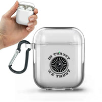 Thumbnail for In Thrust We Trust (Vol 2) AirPods transparent case - With Buckle