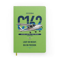 Thumbnail for Cessna 162 Skycatcher design on light green notebook