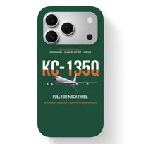 Thumbnail for KC-135Q Blackbird Tanker design on dark green magsafe iphone case, for iPhone 17 Pro