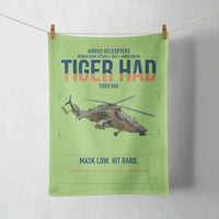 Thumbnail for Airbus Helicopters Tiger HAD design on light green towel