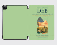 Thumbnail for Debrecen International Airport (DEB) design on light green ipad tablet case